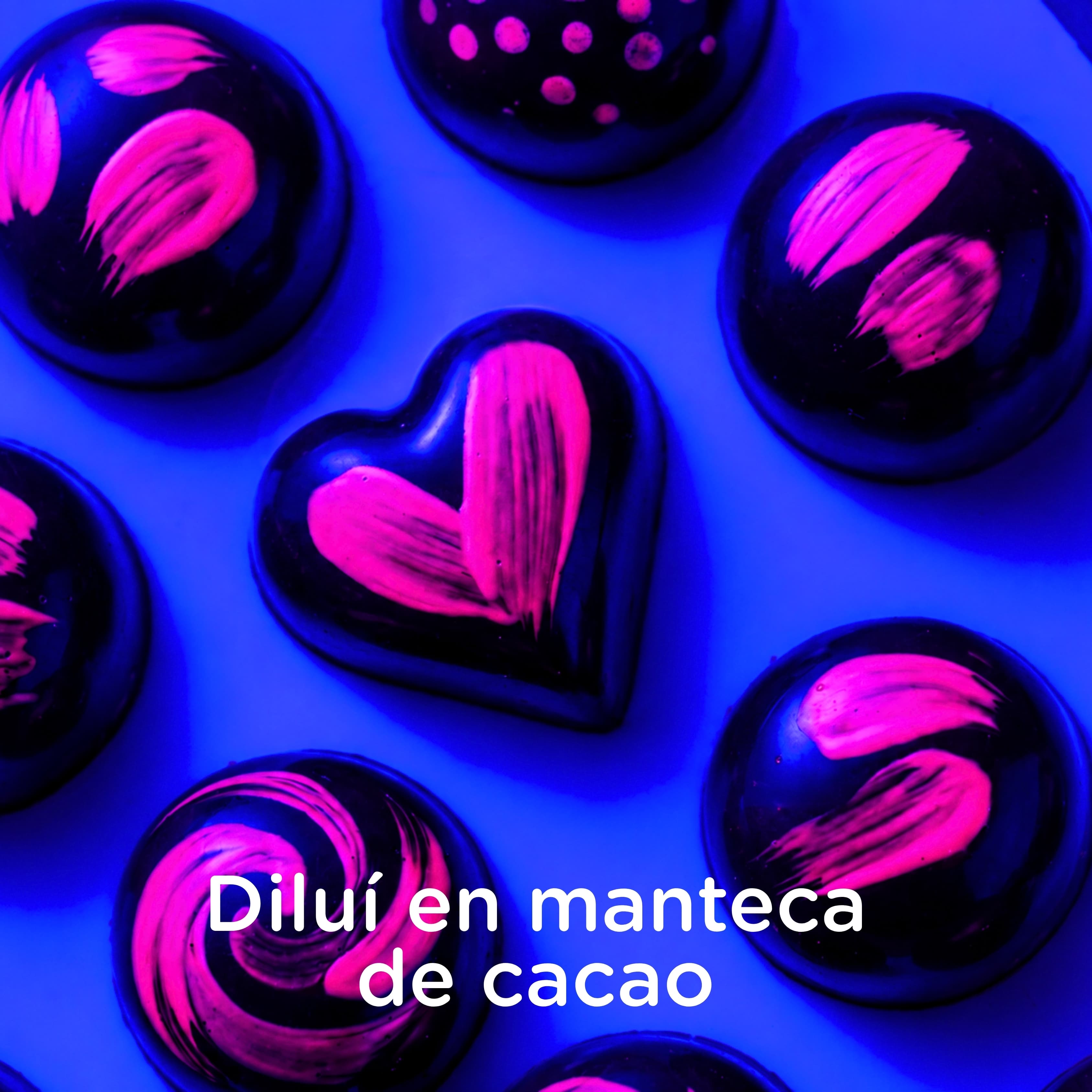 Diluí en manteca de cacao