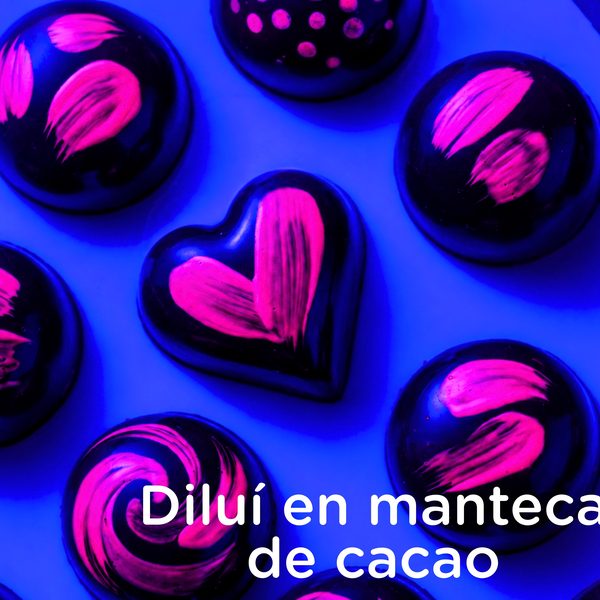 Diluí en manteca de cacao