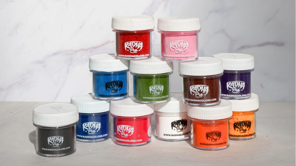 Los 12 colores de Colorantes Liposolubles Radha