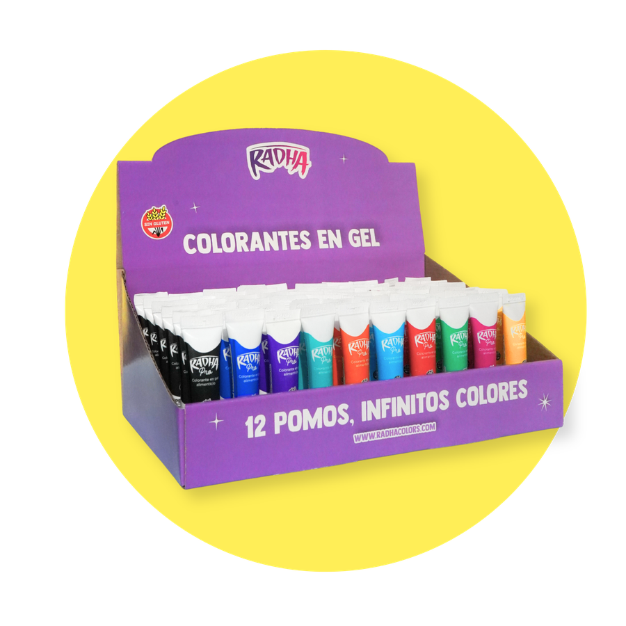 Caja Exhibidora x60 Colorantes