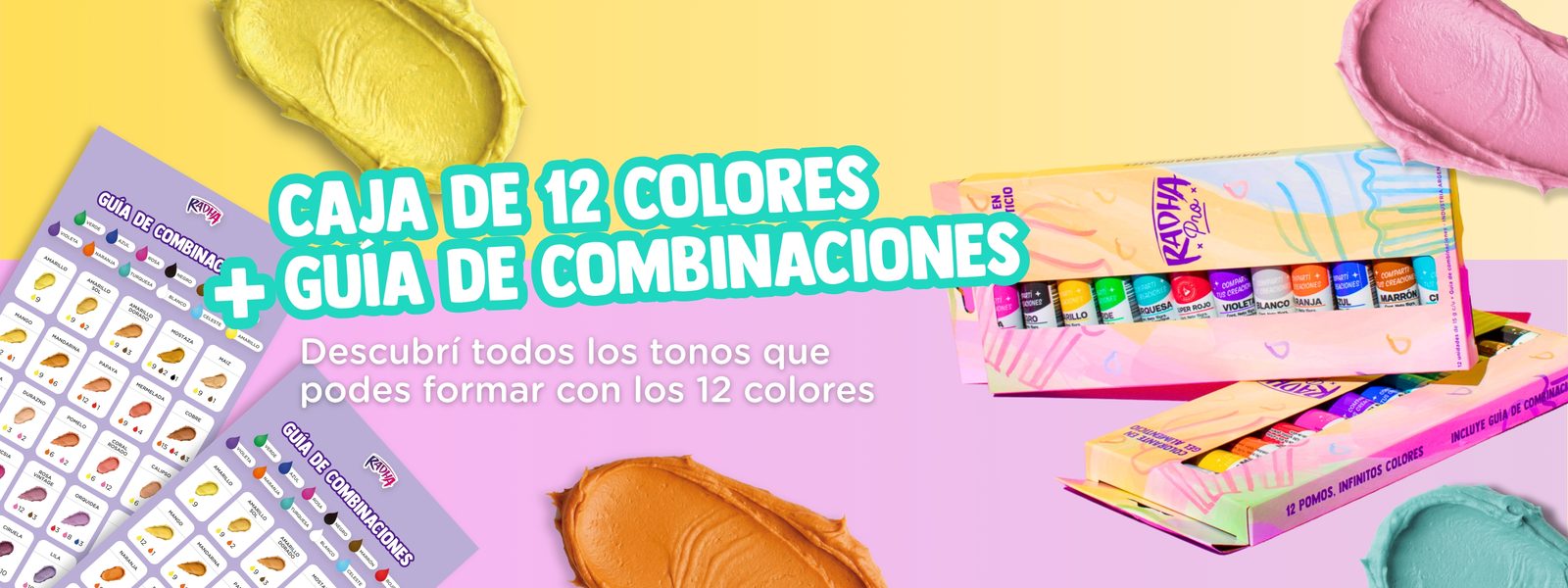 Cajas de Colorantes en Gel Radha